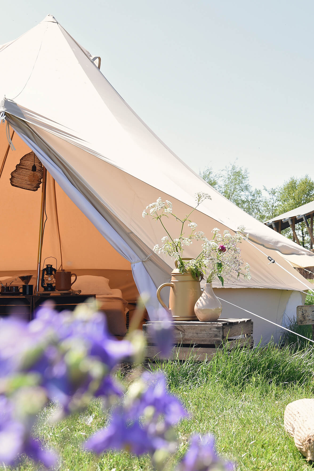 Fjild Huske - slapen in de natuur friesland
