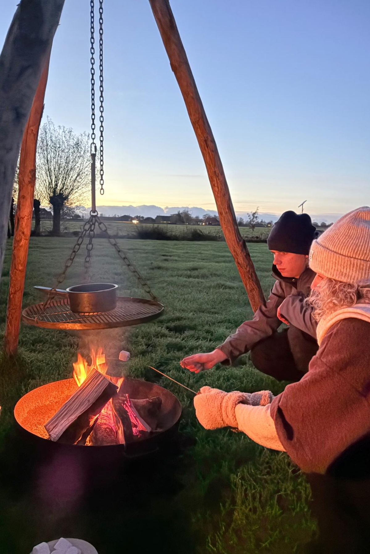 Fjild Huske - slapen in de natuur friesland