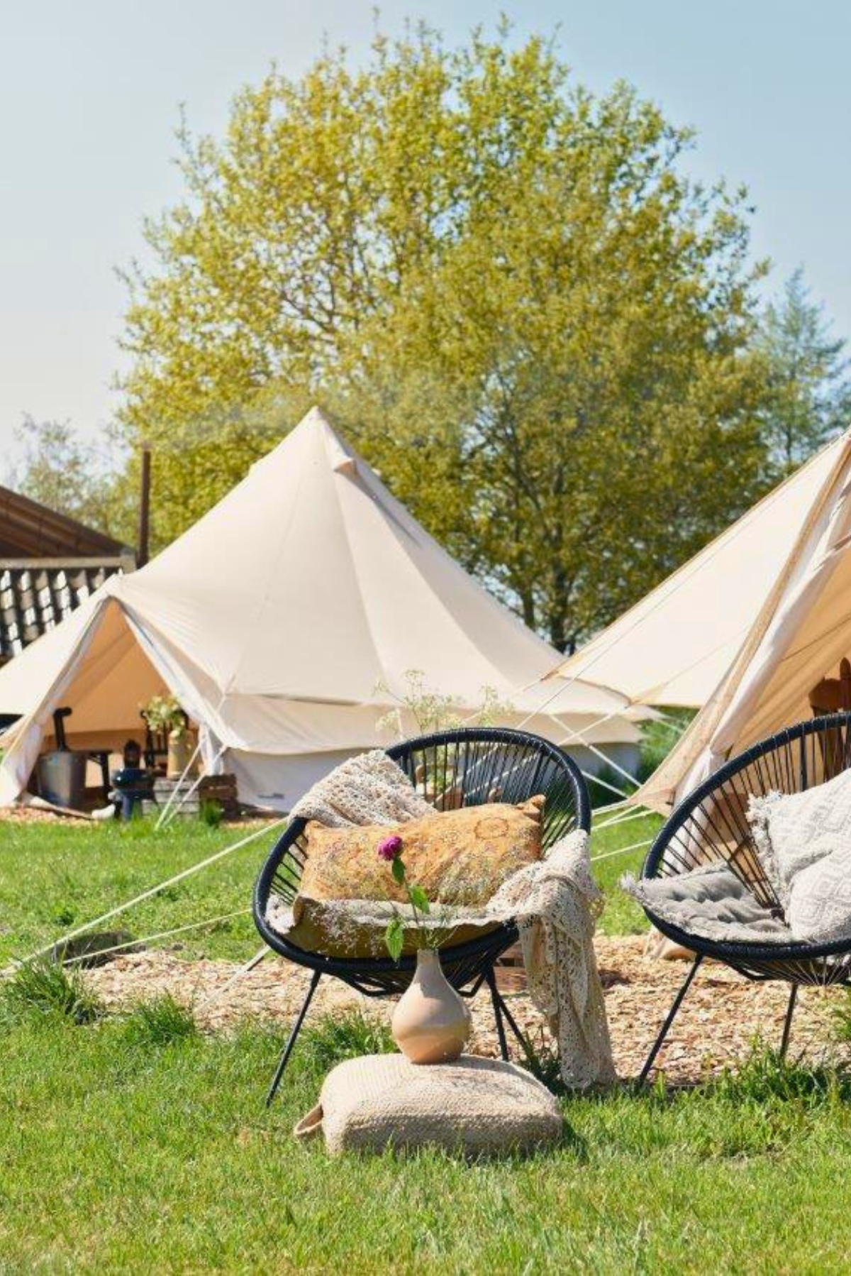 Fjild Huske - slapen in de natuur friesland