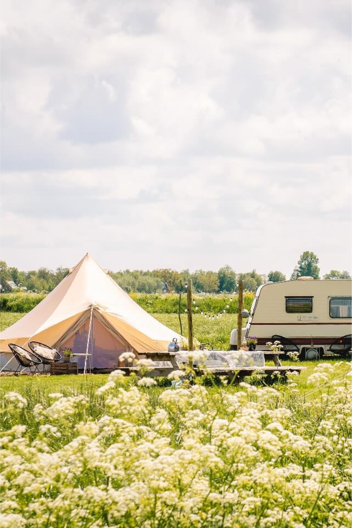 Fjild Huske - slapen in de natuur friesland